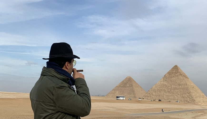 Family tour in pyramids